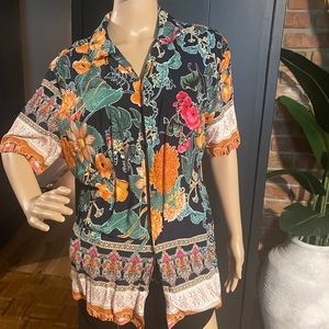 Forever 21 mens camp shirt